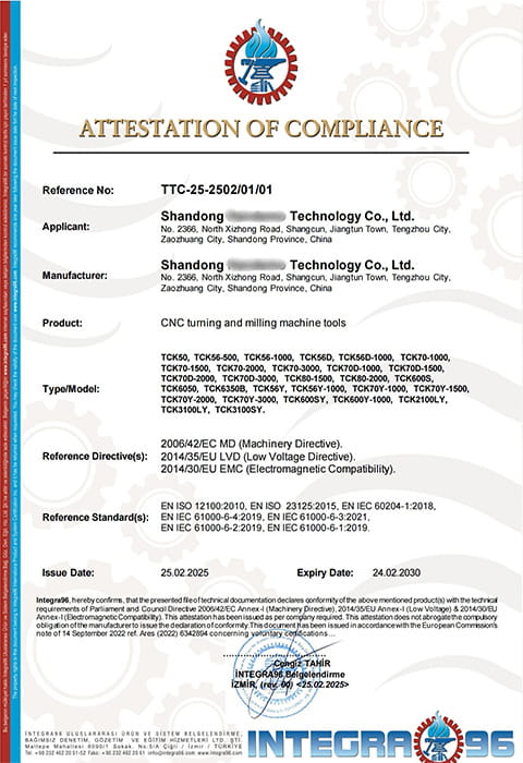 SGS certification