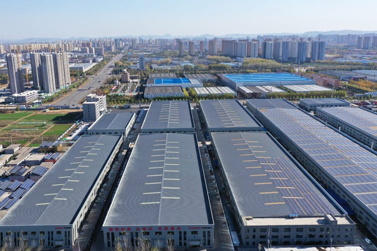 Handemo CNC factory aerial view